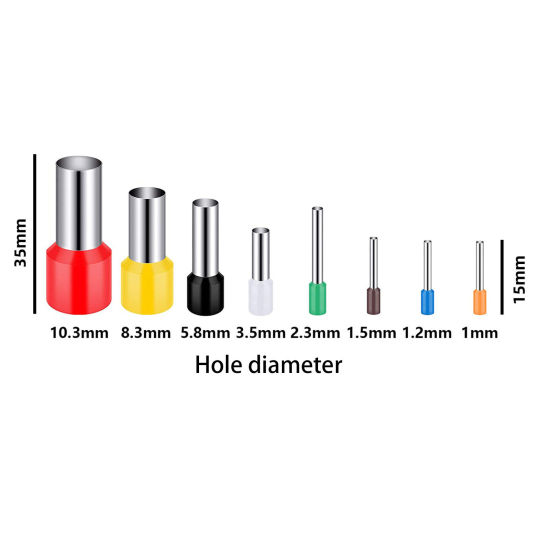 Image de Outil Pâte à Modeler en Plastique Perforateur de Trou pour la Fabrication de Bijoux de Boucle d'Oreille Pendentif en Argile Multicolore 1 Kit