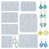 Picture of Silicone Resin Mold For Pendants Earring Jewelry Making White