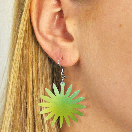 Image de Moule en Silicone Pour Pendentifs de Boucle D'Oreille Blanc 1 Pièce