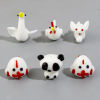 Imagen de 3D Cuentas Vidrio Murano de Animal , Multicolor 2 Unidades