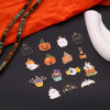 Picture of Zinc Based Alloy Halloween Charms Gold Plated Multicolor Enamel
