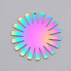 Image de Pendentifs en Acier Inoxydable Galaxie Soleil Multicolore 2 Pcs