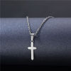 Picture of 304 Stainless Steel Link Cable Chain Necklace Silver Tone 45cm(17 6/8") long