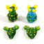 Lampwork Glass 3D Beads Cactus Multicolor