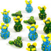 Imagen de 3D Cuentas Vidrio Murano de Cactus , Multicolor 2 Unidades