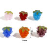 Picture of Lampwork Glass 3D Beads Grape Fruit Multicolor About 13mm x 12mm