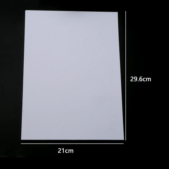 BOPS シュリンクプラスチックシート 長方形 印刷可能 29.6cmx 21cm、 1 枚 の画像