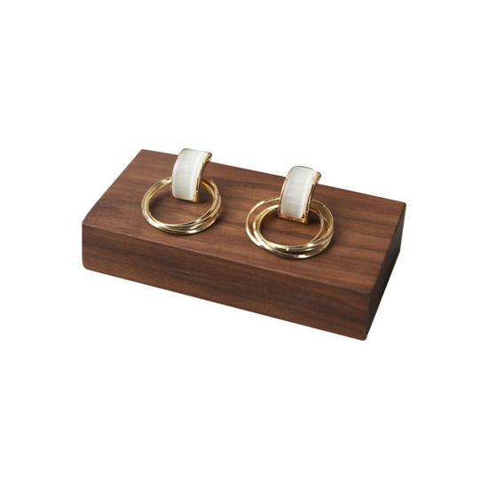 Image de Présentoirs à Bijoux en Juglans Brun Foncé , 1 Pièce
