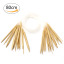 Natural Bamboo & Plastic Circular Knitting Needles Beige