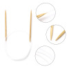 Picture of Natural Bamboo & Plastic Circular Knitting Needles Beige