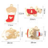 Picture of Zinc Based Alloy Christmas Charms Gold Plated Multicolor Enamel