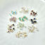Gemstone ( Mix ) Charms Multicolor Round 3mm Dia.