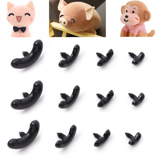 ABS DIY手作り 人形作り用品 黒 口 目 50 セット の画像