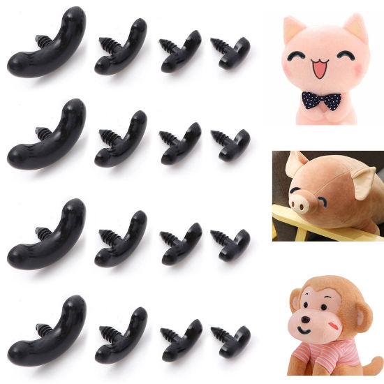 ABS DIY手作り 人形作り用品 黒 口 目 50 セット の画像