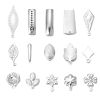 Image de Boucles d'Oreilles Puces en 304 Acier Inoxydable Argent Mat 10 Pcs