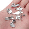 Image de Boucles d'Oreilles Puces en 304 Acier Inoxydable Argent Mat 10 Pcs