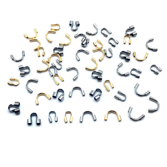 Image de Fermoirs Forme Arc en 316 Acier Inoxydable Arc Multicolore 20 Pcs