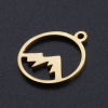 Picture of 201 Stainless Steel Charms Multicolor Hollow