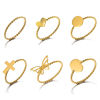 Picture of 304 Stainless Steel Unadjustable Rings Multicolor Braided