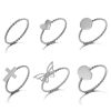 Picture of 304 Stainless Steel Unadjustable Rings Multicolor Braided