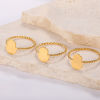 Picture of 304 Stainless Steel Unadjustable Rings Multicolor Braided