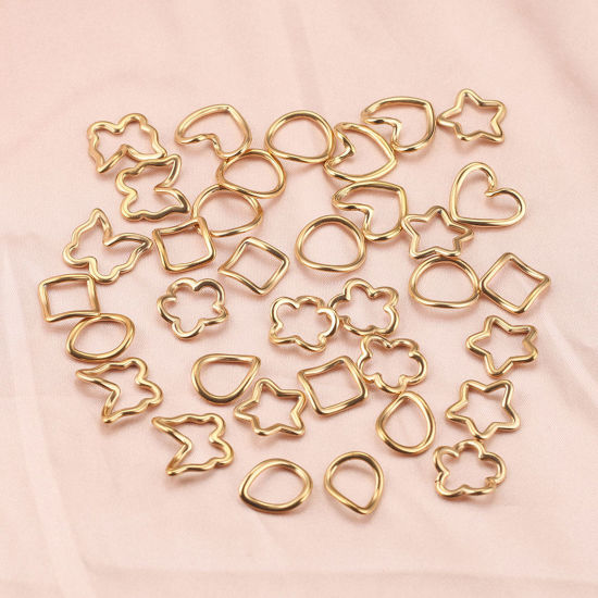 Immagine di 304 Acciaio Inossidabile Charms Geometrica Ritorto 5 Pz