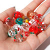 Imagen de Navidad Cuentas Vidrio Murano de Ronda , Multicolor Esmalte 5 Unidades