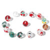 Imagen de Navidad Cuentas Vidrio Murano de Ronda , Multicolor Esmalte 5 Unidades