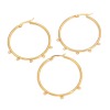 Picture of 304 Stainless Steel Hoop Earrings Round Multicolor With Loop 4.7cm x 4cm