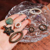 Imagen de Acrílico Retro Colgantes Charms Multicolor 10 Unidades