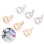 Zinc Based Alloy Pendant Pinch Bails Clasps Gem Hexagonal Column Accessories