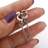 Picture of Zinc Based Alloy European Style Large Hole Charm Beads Antique Silver Color Rabbit Animal Radish