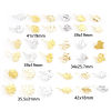 Picture of Copper Flora Collection Ear Wire Hook Earrings Real Gold Plated Leaf