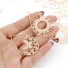Picture of Iron Based Alloy Filigree Stamping Pendants KC Gold Plated Drop Hollow