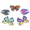 Imagen de Colgantes PU Cuero de Ala de Mariposa Doble Cara 5 Unidades