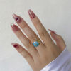 Imagen de Galaxia No Ajustable Anillos Chapado en Oro Multicolor Esmalte Ronda 1 Unidad
