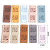 Picture of PU Label Tags Rectangle Multicolor Heart Pattern " Made With Love " Faux Suede 5cm x 2cm 