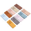 Picture of PU Label Tags Rectangle Multicolor Bird Pattern " Handmade " Faux Suede 5cm x 2cm 