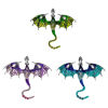 Imagen de Elegante Pin Broches Dragón Multicolor Esmalte 1 Unidad
