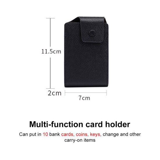 Image de Protèges Cartes Protèges Cartes Multifonctionnel Multifonctionnel en PU Cuir en PU Cuir Multicolore Multicolore Rectangle Rectangle 11.5cm x 11.5cm x 7cm, 7cm, 1 1 Pièce Pièce