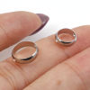 Picture of Brass Beads Frames Real Gold Plated With Open Loop