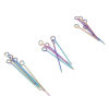 Image de 0.6mm Aiguilles Tiges à Œil en Acier Inoxydable Multicolore 10 Pcs