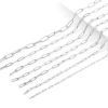 Bild von 304 Edelstahl Gliederkette Kette Oval Silberfarbe 1 Meter