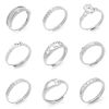 Picture of 304 Stainless Steel Open Adjustable Rings Silver Tone