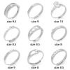 Picture of 304 Stainless Steel Open Adjustable Rings Silver Tone