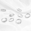 Picture of 304 Stainless Steel Open Adjustable Rings Silver Tone
