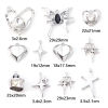 Picture of Zinc Based Alloy Pendants Silver Tone Heart Star