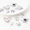 Picture of Zinc Based Alloy Pendants Silver Tone Heart Star