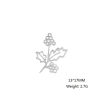 Picture of 304 Stainless Steel Charms Multicolor Flower 13mm x 17mm