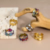 Picture of Eco-friendly 304 Stainless Steel Open Rings Multicolor